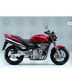 STICKERS SET HONDA CB600F HORNET YEAR 1998 RED VERSION (Compatible Product)