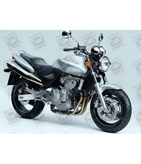 STICKERS SET HONDA CB600F HORNET YEAR 1998 SILVER VERSION (Compatible Product)