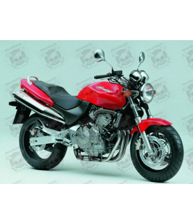 STICKERS SET HONDA CB600F HORNET YEAR 1999 RED VERSION (Compatible Product)