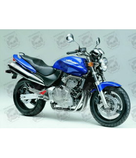 STICKERS SET HONDA CB600F HORNET YEAR 2001 BLUE VERSION (Compatible Product)