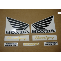 STICKERS SET HONDA CB600F HORNET YEAR 2012 YELLOW VERSION