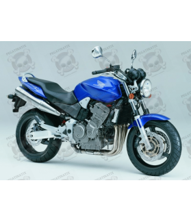 STICKERS SET HONDA CB900F HORNET YEAR 2005 BLUE VERSION (Compatible Product)