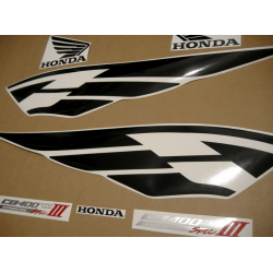 STICKER SET HONDA CB 400 AÑO 2005 VERSION PLATA