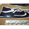 STICKER SET HONDA CB 500S YEAR 1998 YELLOW VERSION