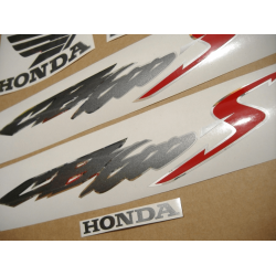 STICKER SET HONDA CB 600S AÑO 2003 VERSION PLATA