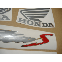STICKER SET HONDA CB 600S AÑO 2003 VERSION PLATA