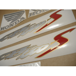 STICKER SET HONDA CB 600S AÑO 2003 VERSION PLATA
