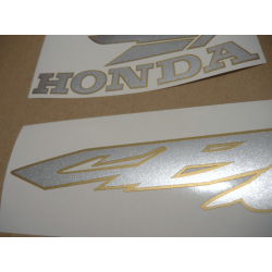 STICKER SET HONDA CB 600S AÑO 2003 VERSION PLATA