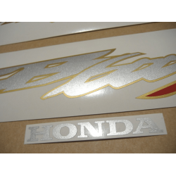 STICKER SET HONDA CB 600S AÑO 2003 VERSION PLATA