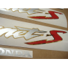 STICKER SET HONDA HORNET 600S AÑO 2002 VERSION AZUL