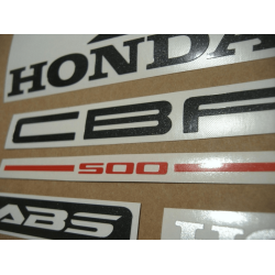 STICKER SET HONDA CBF 500 YEAR 2004 SILVER VERSION