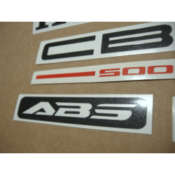 STICKER SET HONDA CBF 500 YEAR 2004 SILVER VERSION