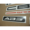 STICKER SET HONDA CBF 500 YEAR 2004 SILVER VERSION