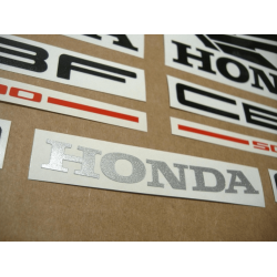 STICKER SET HONDA CBF 500 YEAR 2004 SILVER VERSION