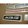 STICKER SET HONDA CBF 600N YEAR 2005 SILVER VERSION