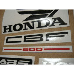 STICKER SET HONDA CBF 600N AÑO 2006 VERSION AZUL CLARO