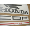 STICKER SET HONDA CBF 600S AÑO 2004 VERSION PLATA