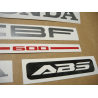 STICKER SET HONDA CBF 600S AÑO 2004 VERSION PLATA