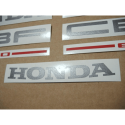 STICKER SET HONDA CBF 600S AÑO 2004 VERSION PLATA
