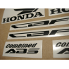 STICKER SET HONDA CBF 1000 AÑO 2010 VERSION BLANCO