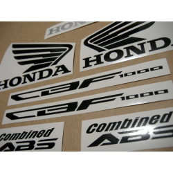 STICKER SET HONDA CBF 1000 AÑO 2010 VERSION BLANCO