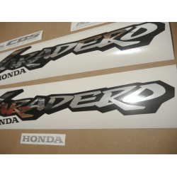 STICKER SET HONDA XL 1000V VARADERO YEAR 2000 RED/SILVER VERSION