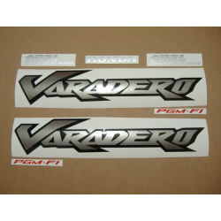 STICKER SET HONDA XL 1000V VARADERO AÑO 2005 DARK VERSION AZUL