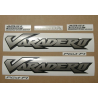 STICKER SET HONDA XL 1000V VARADERO AÑO 2006 VERSION PLATA