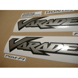 STICKER SET HONDA XL 1000V VARADERO AÑO 2006 VERSION PLATA