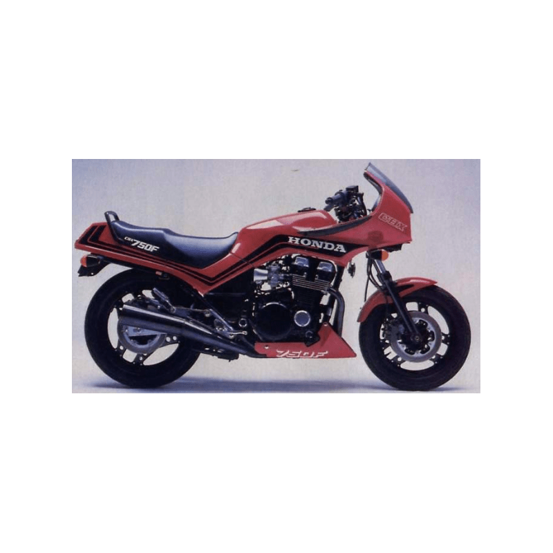 STICKER STICKER HONDA CBX 750F AÑO 1984 VERSION ROJO
