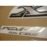 STICKER HONDA X11 AÑO 1999 VERSION RED