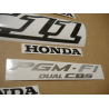 STICKER HONDA X11 AÑO 1999 VERSION RED