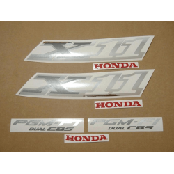 STICKER HONDA X11 AÑO 2001 VERSION NEGRO
