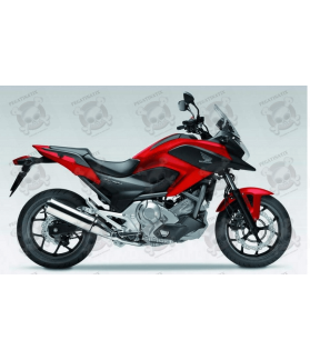 STICKER HONDA NC700X YEAR 2015 RED VERSION (Compatible Product)