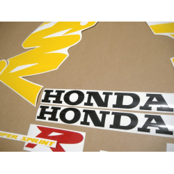 STICKER HONDA NSR 125 AÑO 1999 VERSION NEGRO/PLATA/AMARILLO