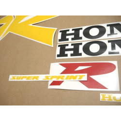 STICKER HONDA NSR 125 YEAR 1999 BLACK/SILVER/YELLOW VERSION