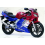 STICKER HONDA NSR 125 YEAR 1999 BLUE/RED VERSION (Compatible Product)