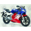 STICKER HONDA NSR 125 YEAR 2000 WHITE/RED/BLUE VERSION (Compatible Product)