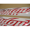 STICKER DEPOSITO HONDA SHADOW SPIRIT ROJO CROMADO