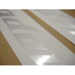 TANK STICKER HONDA SHADOW BRUSHED ALUMINIUM
