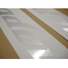 TANK STICKER HONDA SHADOW BRUSHED ALUMINIUM