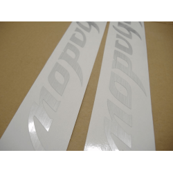 TANK STICKER HONDA SHADOW BRUSHED ALUMINIUM