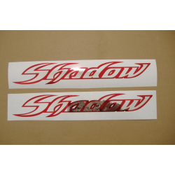 STICKER DEPOSITO HONDA PLATA/ROJO CROMADO