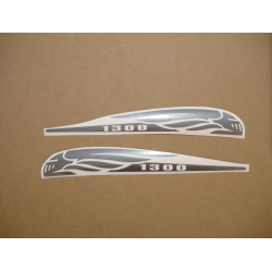TANK STICKER HONDA VTX 1300 GRIS GRAFITO