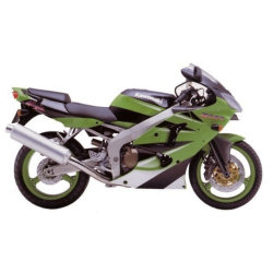 STICKER SET KAWASAKI ZX-6R YEAR 2000 GREEN