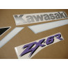 STICKER SET KAWASAKI ZX-6R AÑO 2000 ROJO