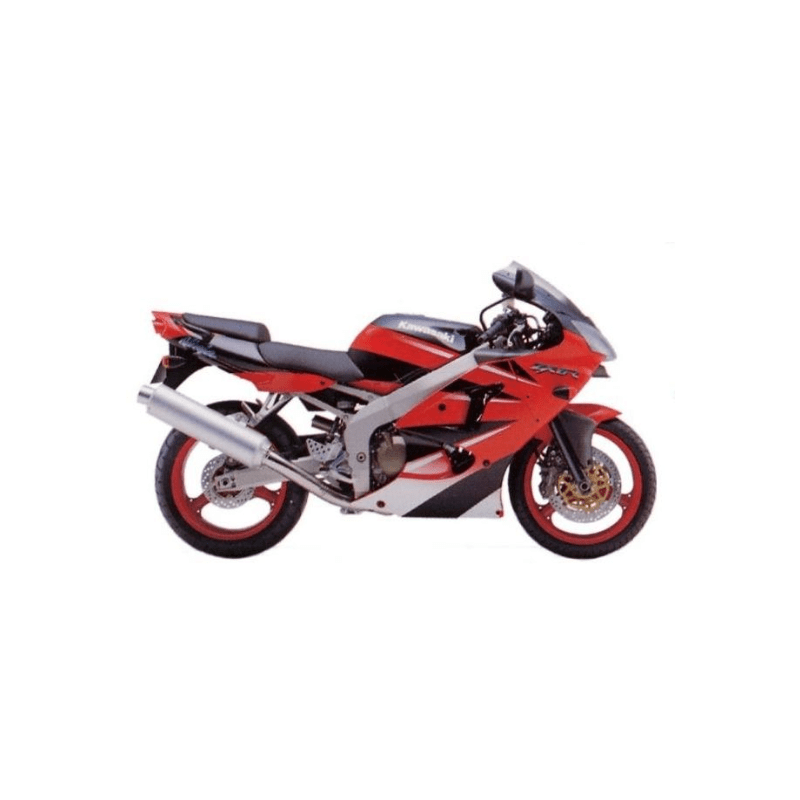STICKER SET KAWASAKI ZX-6R AÑO 2000 ROJO