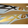 STICKER SET KAWASAKI ZX-6R YEAR 2000 GREEN