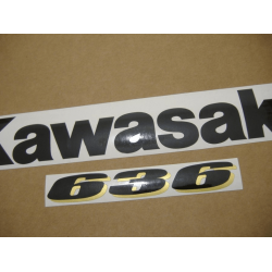 STICKER SET KAWASAKI ZX-6R AÑO 2003 VERDE