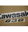 STICKER SET KAWASAKI ZX-6R YEAR 2003 GREEN